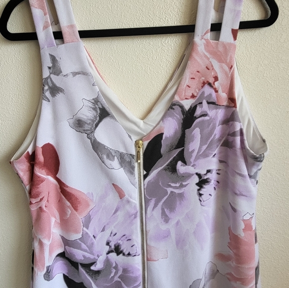 Premier Amour Floral Sleeveless Fitted Dress. Like NEW. Size 14 - Picture 6 of 16